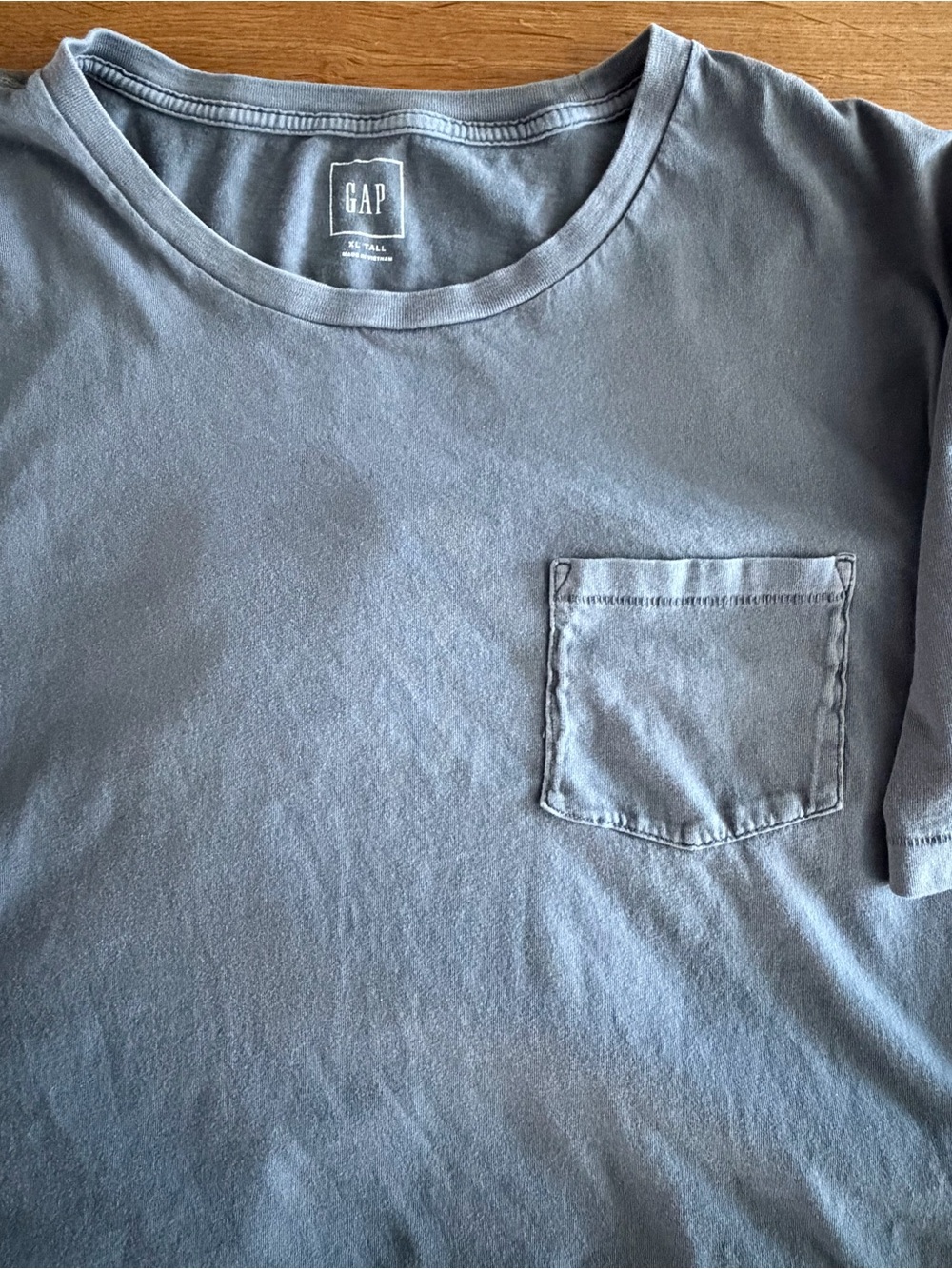 Men’s GAP Pocket Short Sleeve Tee - Grey - XL TALL